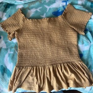 American Eagle Smocked Top